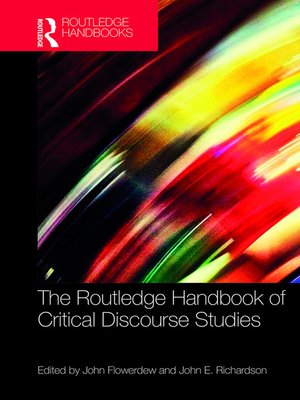 cover image of The Routledge Handbook of Critical Discourse Studies